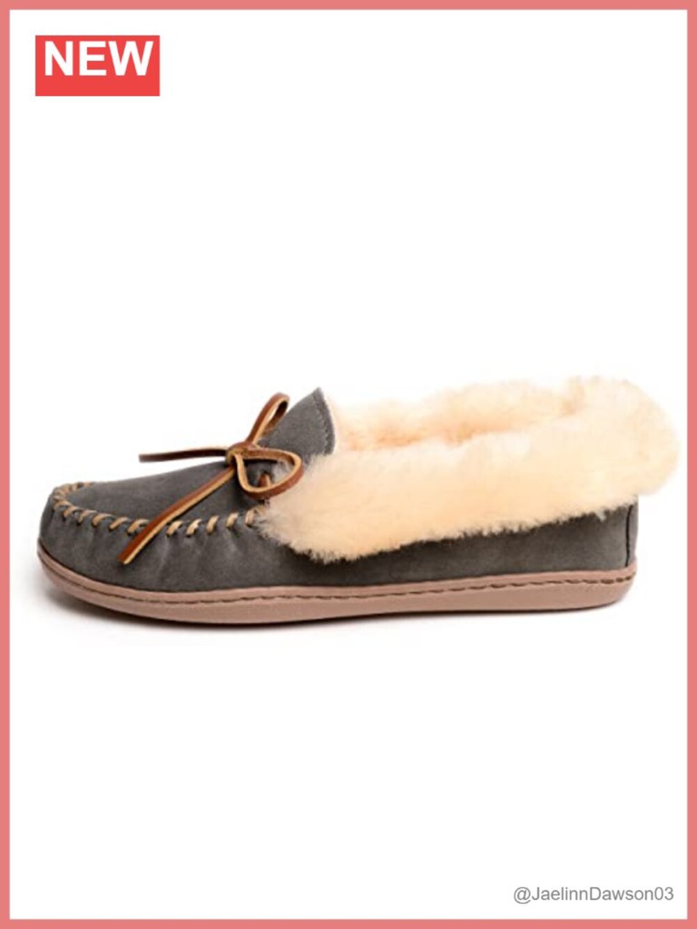 Women's Sheepskin Mocc with Suede Uppers, Cozy Indoor/Outdoor